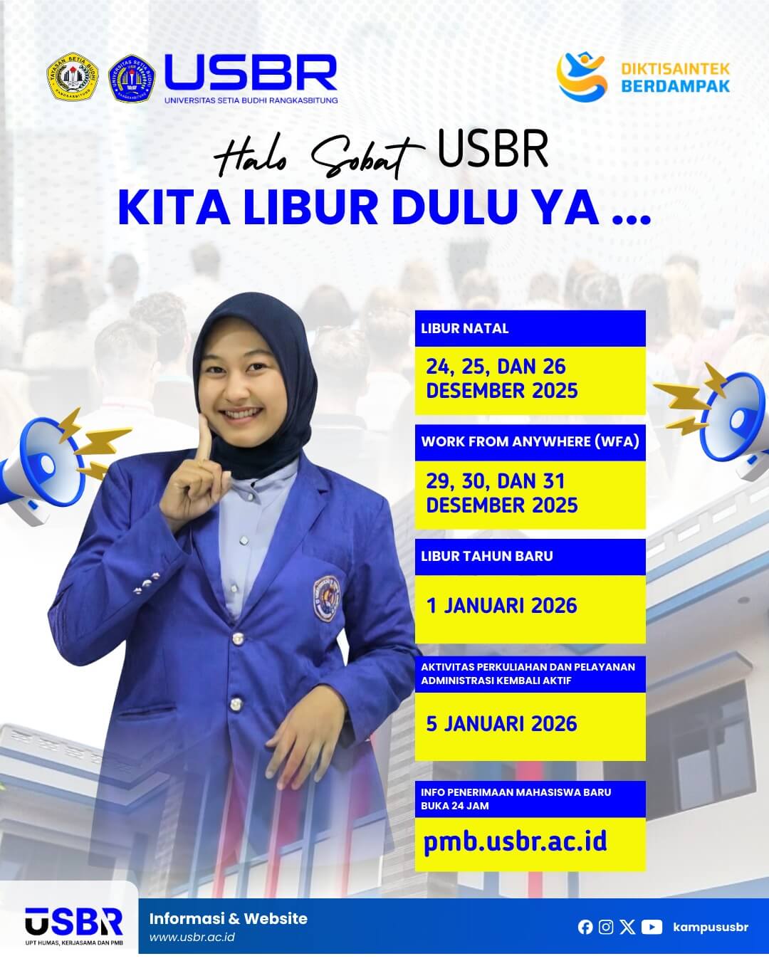 You are currently viewing Pengumuman Libur Hari Raya Natal 2025 dan Tahun Baru 2026