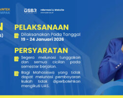 Pengumuman Pelaksanaan UAS Ganjil TA 2025/2026