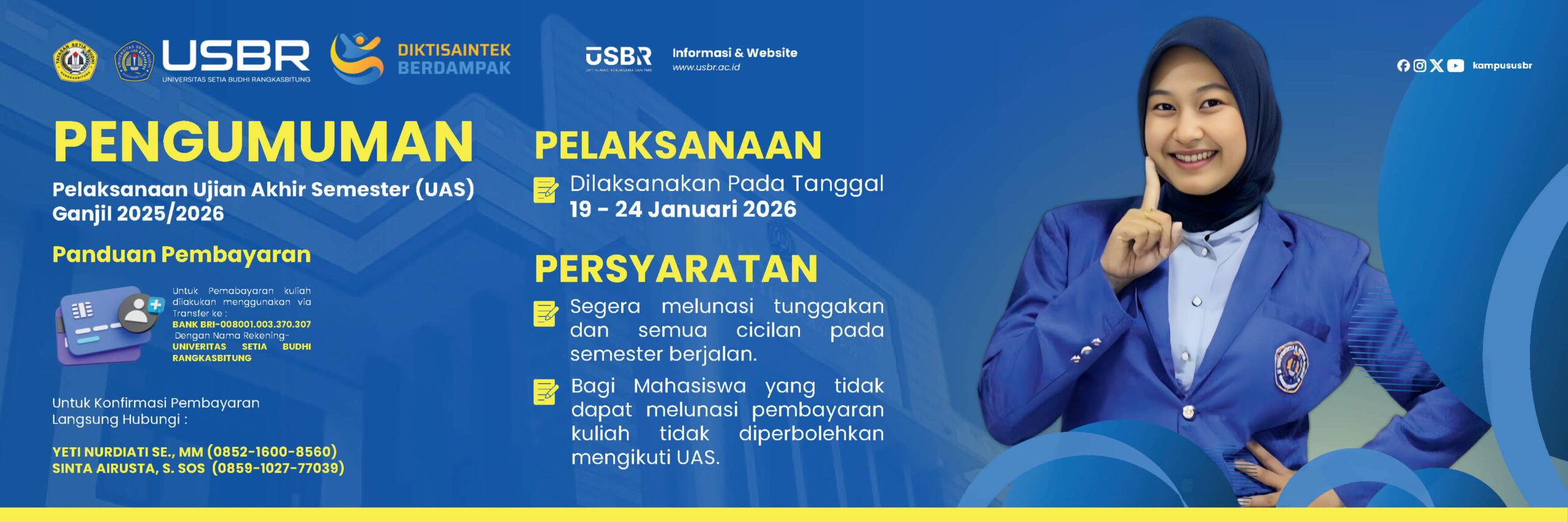 You are currently viewing Pengumuman Pelaksanaan UAS Ganjil TA 2025/2026