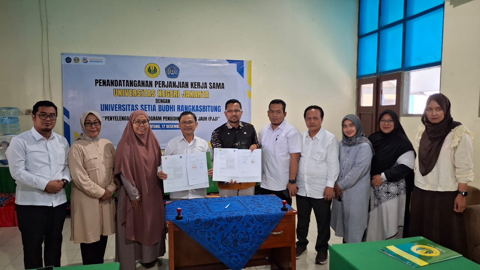 You are currently viewing Penandatanganan perjanjian kerja sama UNJ dengan USBR