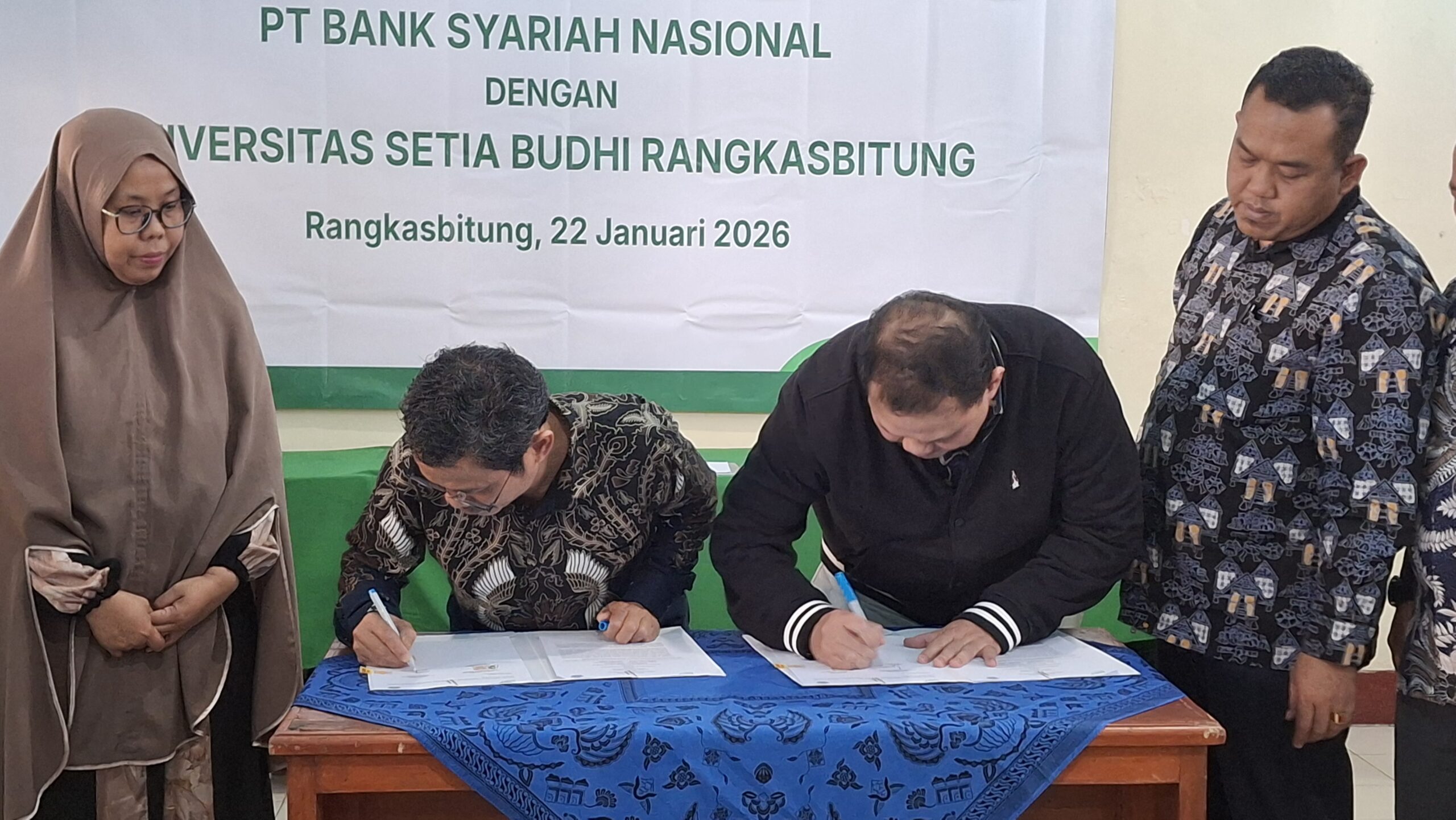 You are currently viewing Penandatangan MoU PT BANK SYARIAH NASIONAL dengan USBR