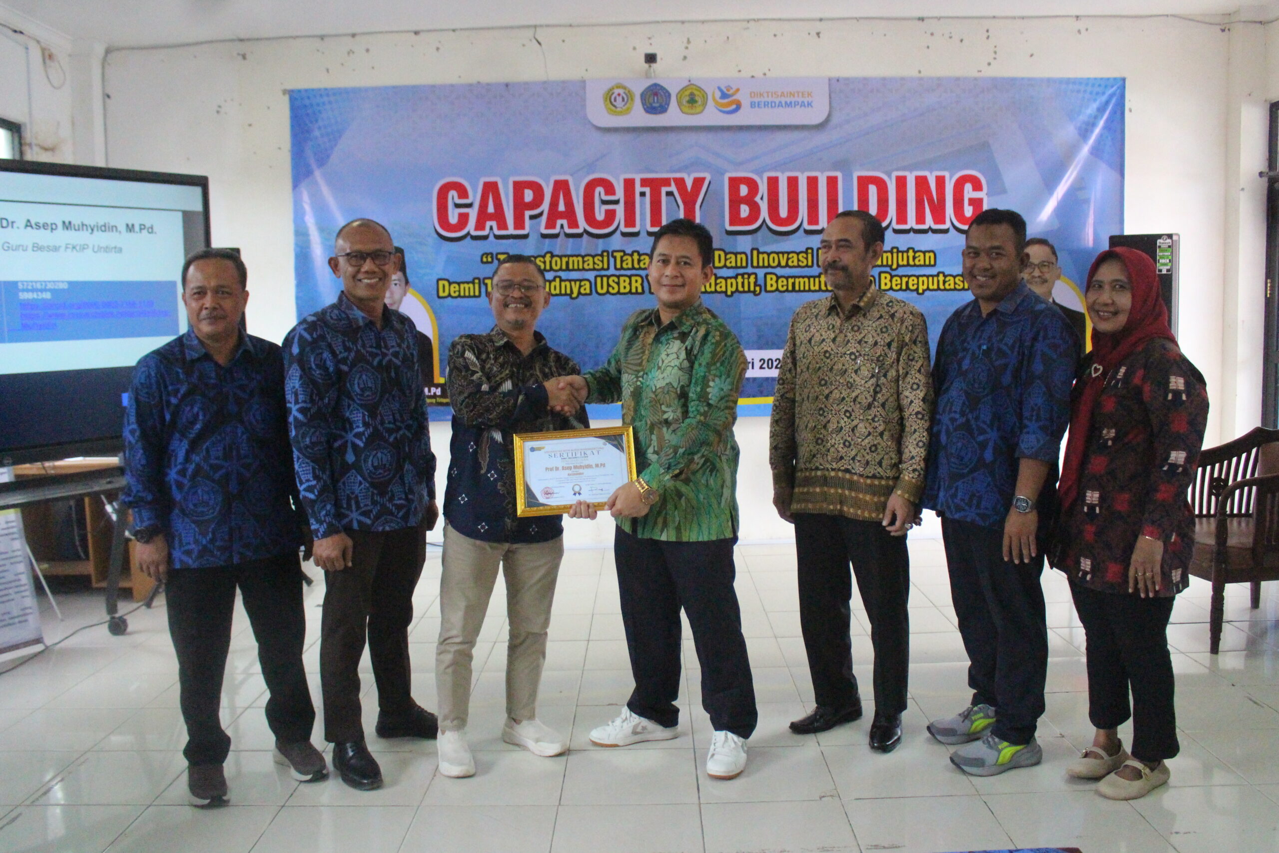 You are currently viewing Transformasi Tata Kelola Menuju Kampus Adaptif dan Bereputasi, USBR Selenggarakan Capacity Building
