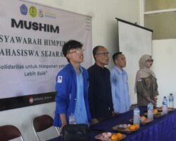 MUSHIM Himpunan Mahasiswa Sejarah USBR Menguatkan Solidaritas untuk Organisasi yang Lebih Baik